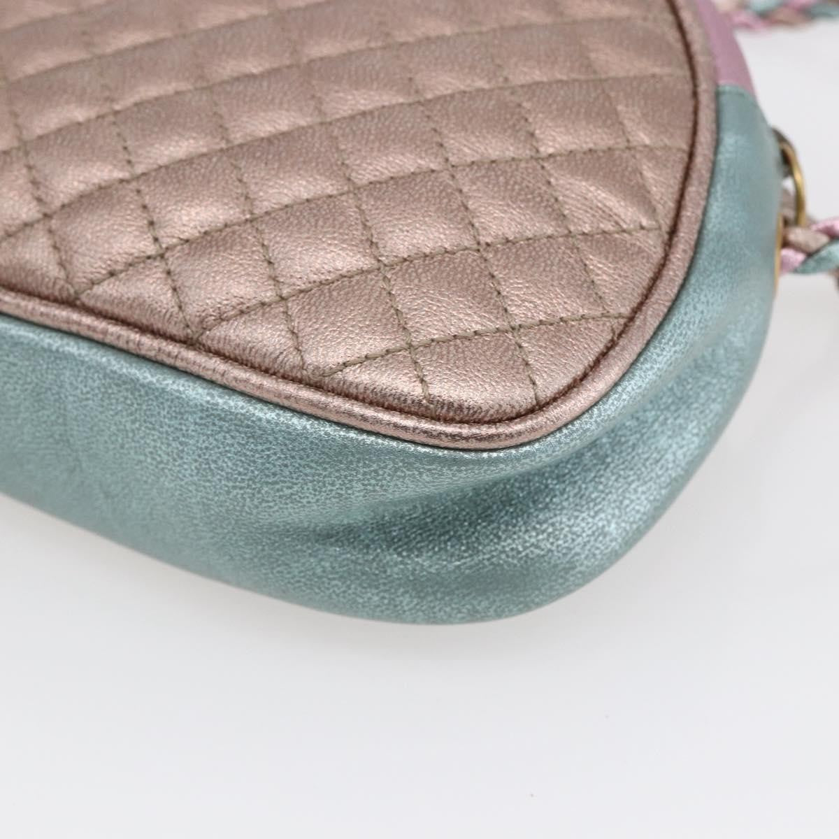 Gucci Trapuntata Camera Lambskin, Blue, Leather, Shoulder Bag