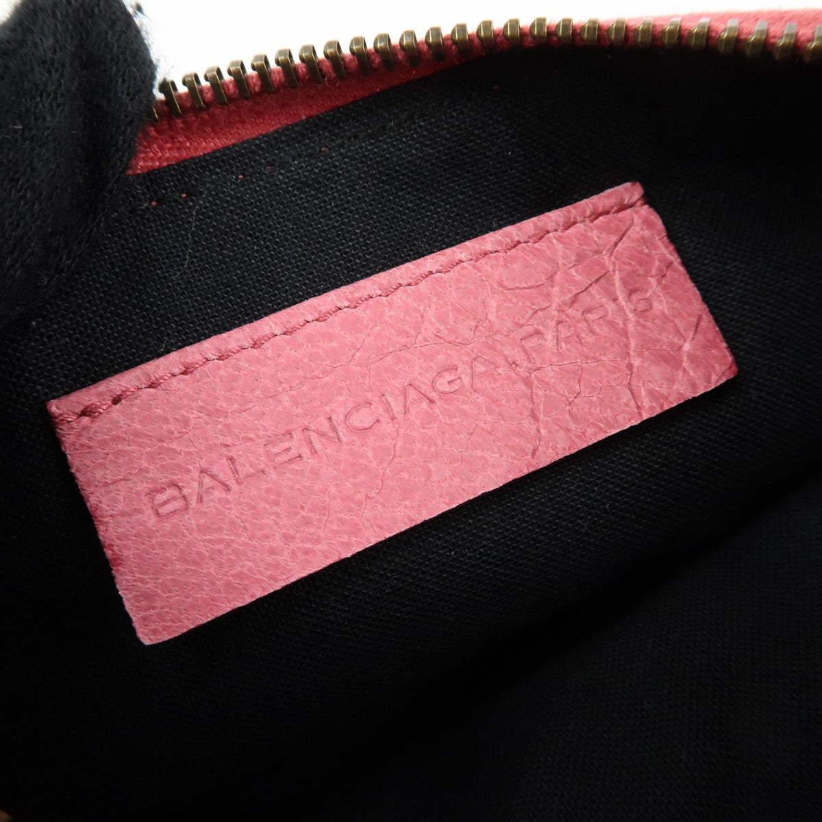 Balenciaga Classic Studs Reporter Leather, Pink, Leather, Crossbody Bag