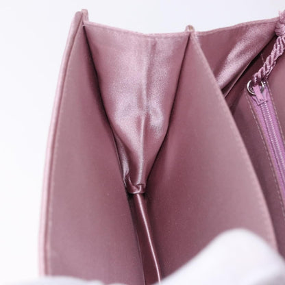 Bottega Veneta Flap Intrecciato Satin, Pink, Satin, Shoulder Bag