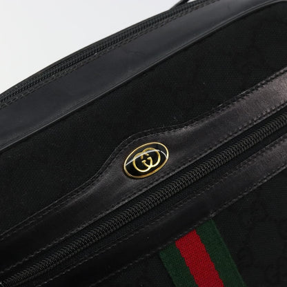 Gucci Ophidia GG Canvas, Black, Canvas, Shoulder Bag