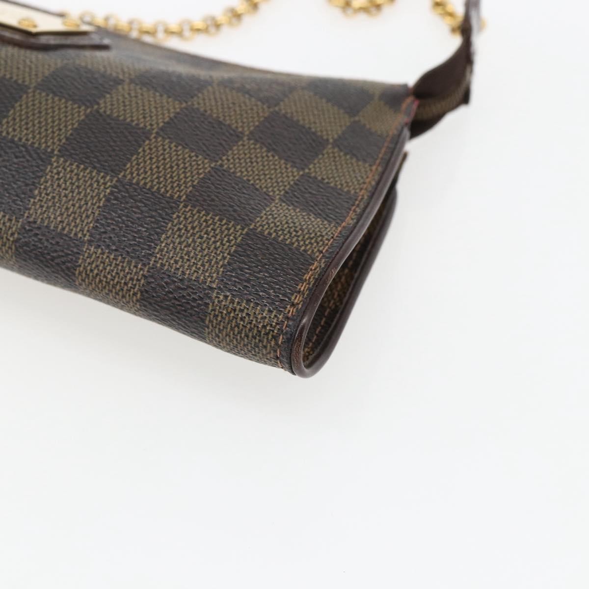 Louis Vuitton Sophie Damier Ebene, Brown, Canvas, Clutch