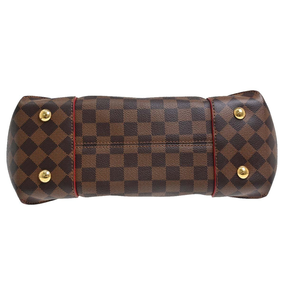 Louis Vuitton Caissa Hobo Damier with Leather, Brown, Canvas, Shoulder Bag