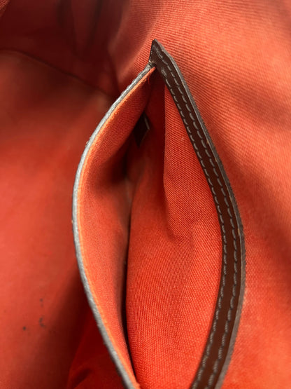 Louis Vuitton Vintage Alma Handbag Damier, BROWN, CANVAS, Handbag