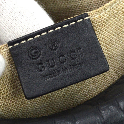 Gucci Bree Disco Microguccissima Leather, Black, Leather, Crossbody Bag