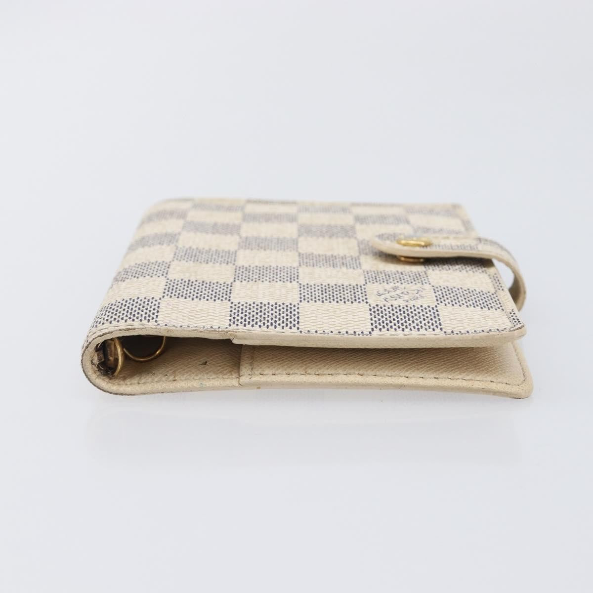 Louis Vuitton Ring Agenda Cover Damier, Beige, Canvas, Briefcase