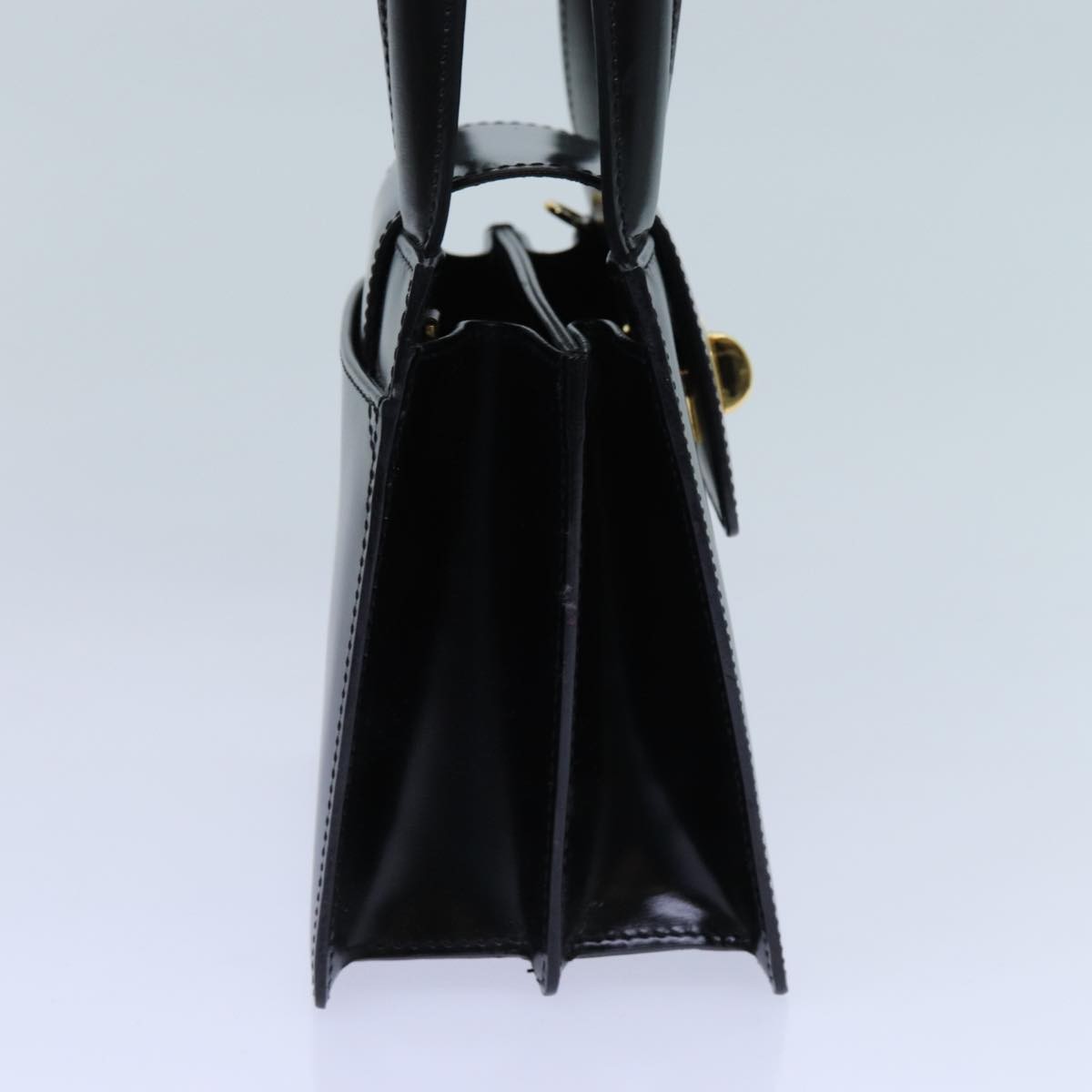 Bvlgari Handbag Leather, Black, Leather, Handbag