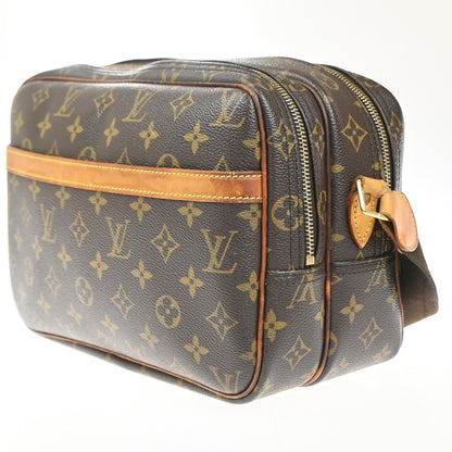 Louis Vuitton Reporter Monogram Canvas, Brown, Canvas, Shoulder Bag