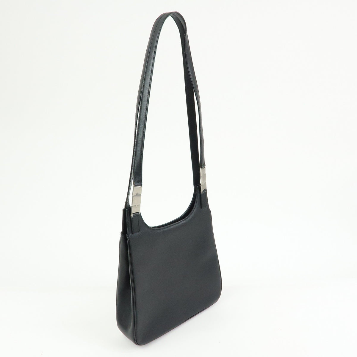 Salvatore Ferragamo Shoulder Bag Leather, Black, Leather, Shoulder Bag