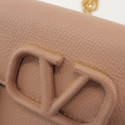 Valentino Garavani VSling Leather, Pink, Leather, Shoulder Bag