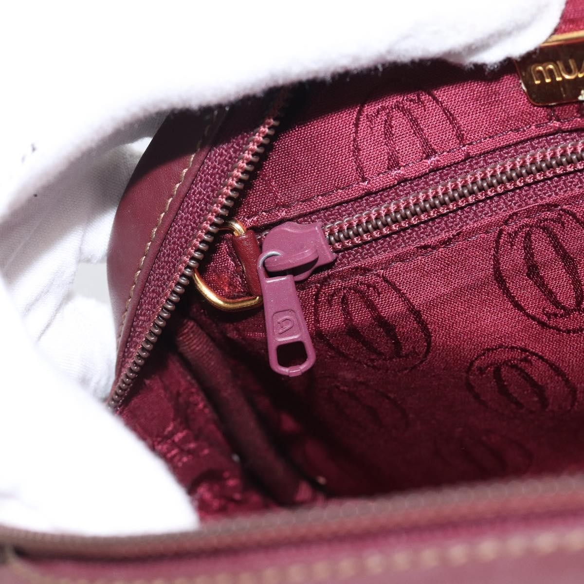 Cartier Must de Cartier Leather, Burgundy, Leather, Shoulder Bag