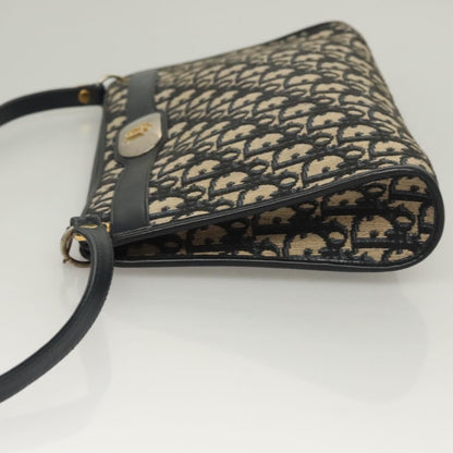 Christian Dior Vintage Trotter Canvas, Navy, Canvas, Shoulder Bag