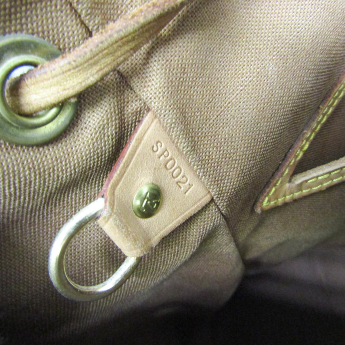 Louis Vuitton Vintage Montsouris Monogram Canvas, Brown, Canvas, Backpack