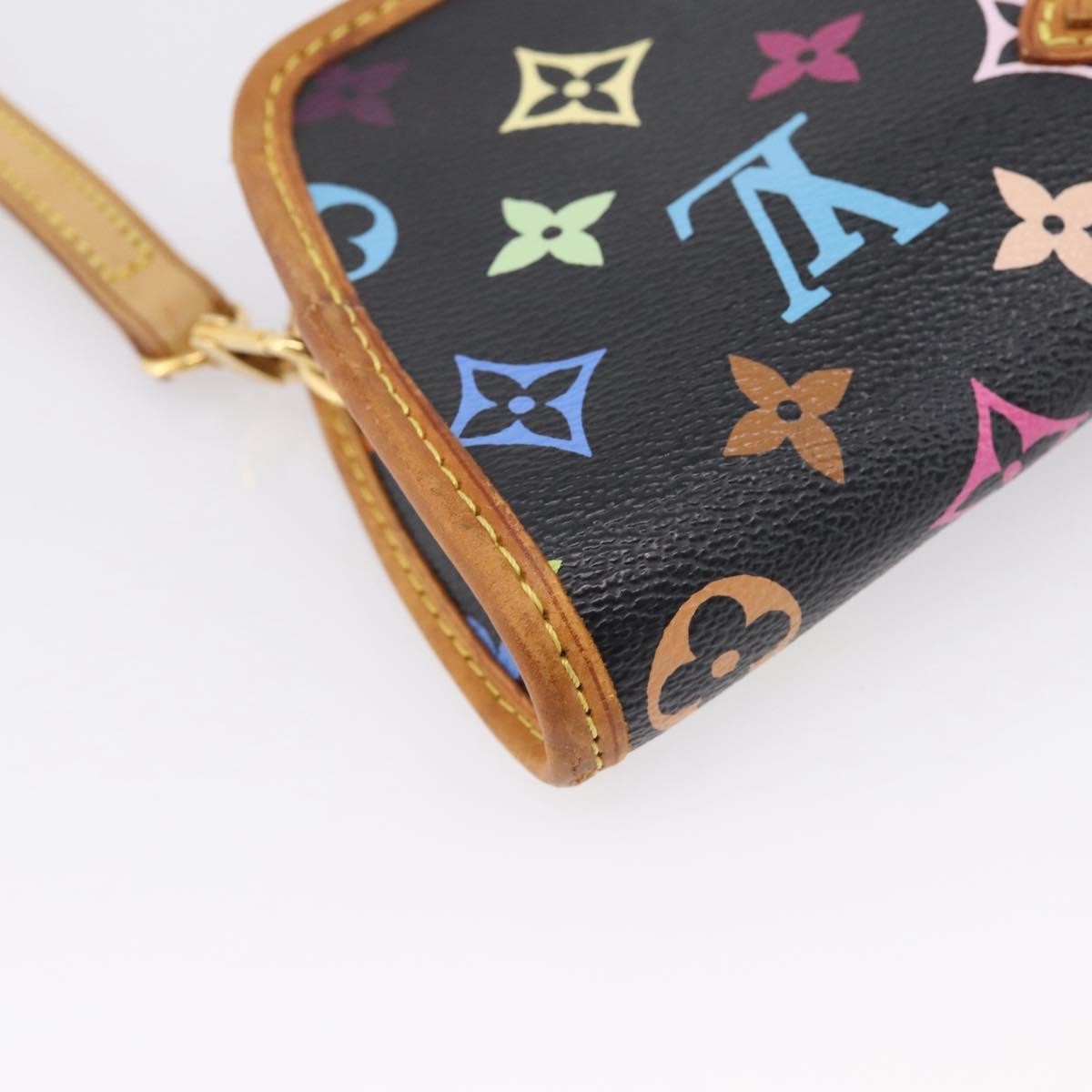 Louis Vuitton Shirley Monogram Multicolor, Black, Canvas, Handbag