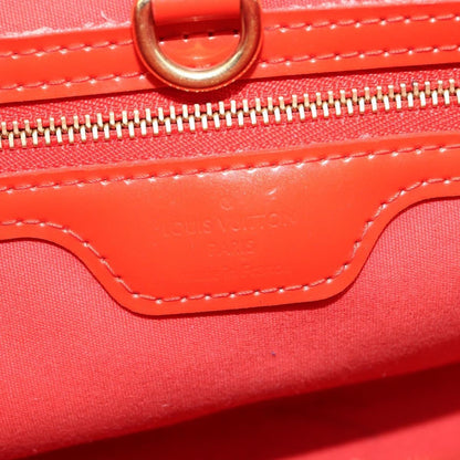 Louis Vuitton Wilshire Monogram Vernis, Orange, Patent Leather, Handbag