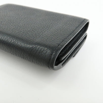Louis Vuitton Lockmini Leather, Black, Leather, Wallet