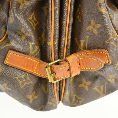 Louis Vuitton Saumur Monogram, Brown, Canvas, Shoulder Bag