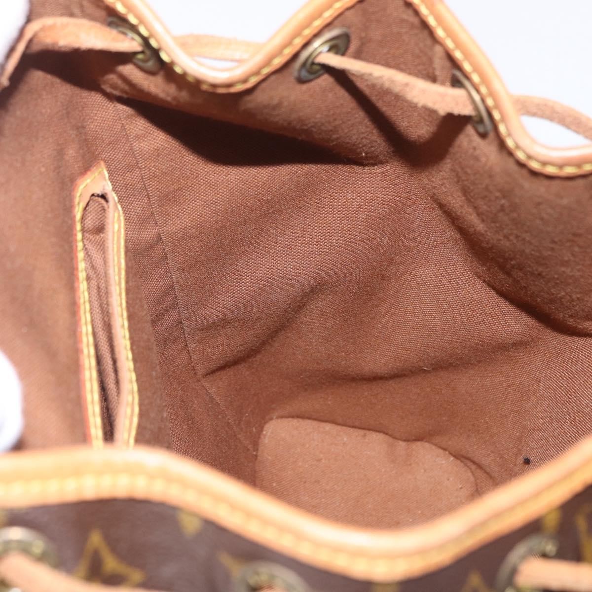 Louis Vuitton Vintage Montsouris Monogram Canvas, Brown, Canvas, Backpack