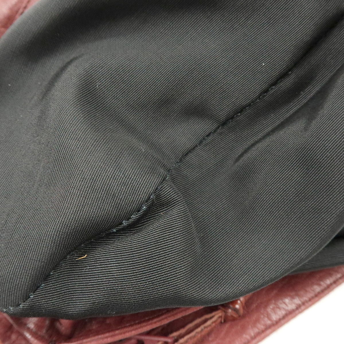 Loewe Anagram Leather, Burgundy, Leather, Tote Bag