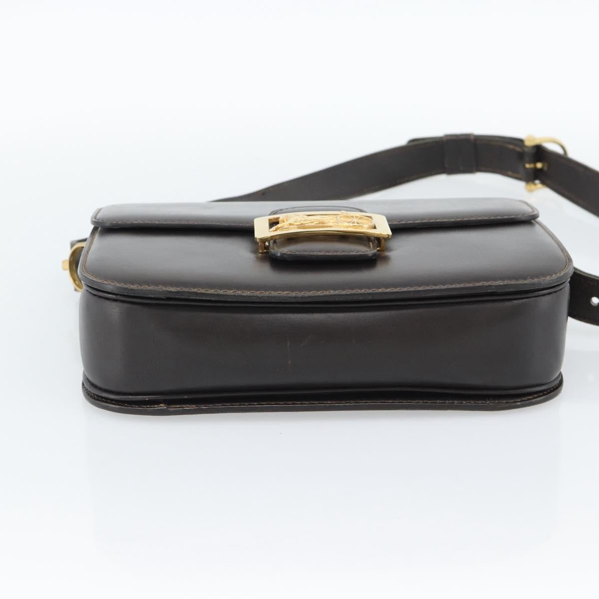 Celine Horse Carriage Leather, Brown, Leather, Shoulder Bag