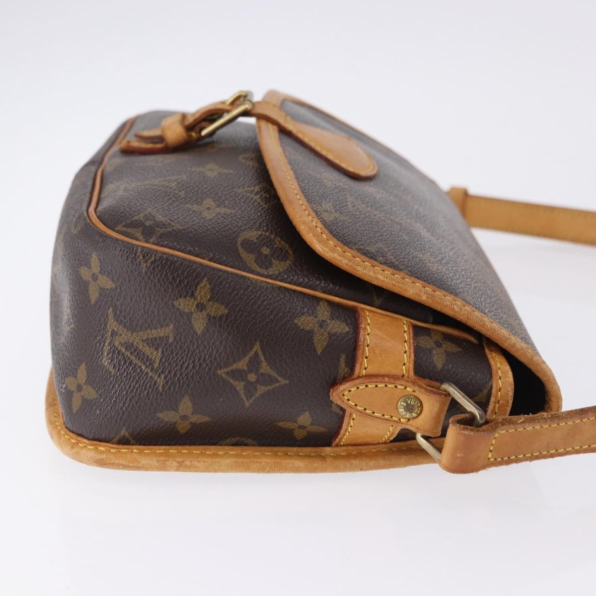 Louis Vuitton Sologne Monogram, Brown, Canvas, Shoulder Bag