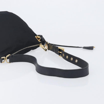 Prada Shoulder Tessuto, Black, Nylon, Shoulder Bag