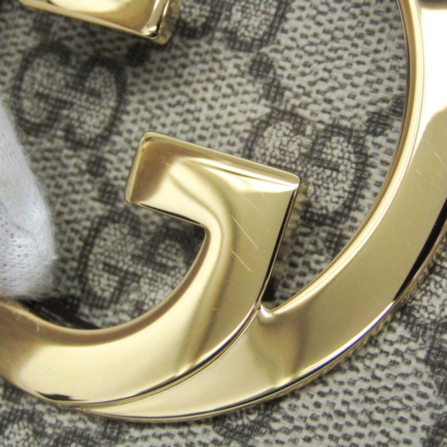 Gucci Blondie Belt GG Coated Canvas, Beige, Canvas, Clutch
