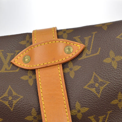 Louis Vuitton Saumur Monogram Canvas, Brown, Canvas, Shoulder Bag