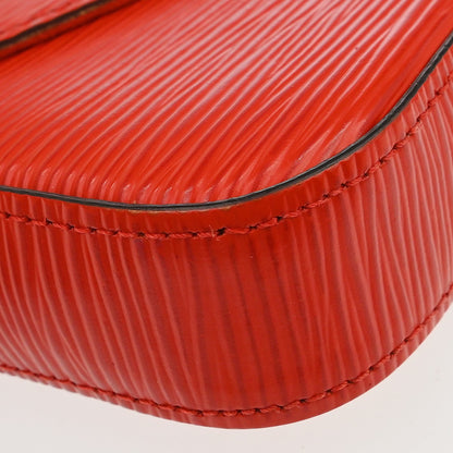 Louis Vuitton Pochette Felicie Epi, Red, Leather, Clutch