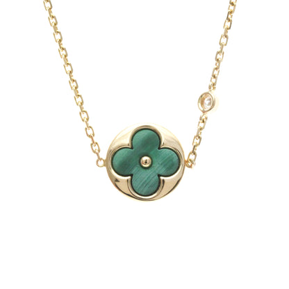 Louis Vuitton Color Blossom BB 18K Rose Gold with Malachite and Diamond, Gold, Rose Gold, Bracelet