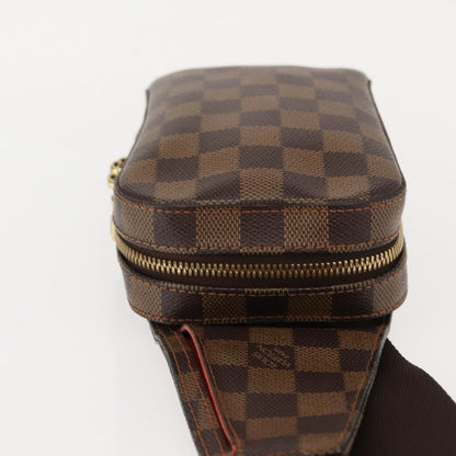 Louis Vuitton Geronimos Waist Damier Ebene, Brown, Canvas, Shoulder Bag