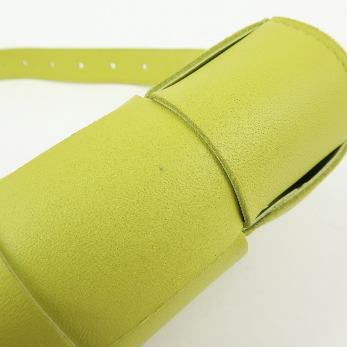 Bottega Veneta Cassette Belt Maxi Intrecciato Leather, Green, Leather, Clutch