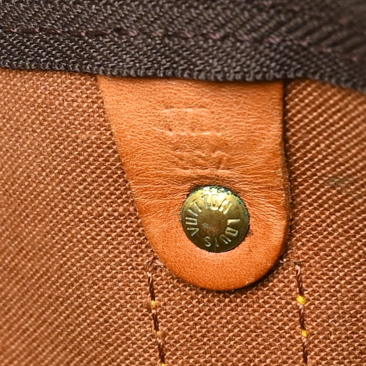 Louis Vuitton Keepall Monogram, Brown, Canvas, Travel Bag
