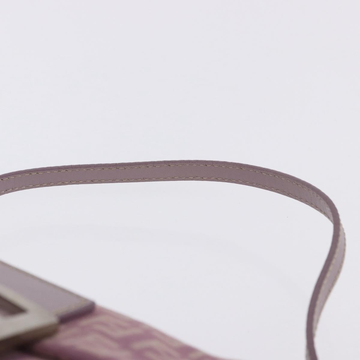 Fendi Baguette Zucchino Canvas, Purple, Canvas, Handbag
