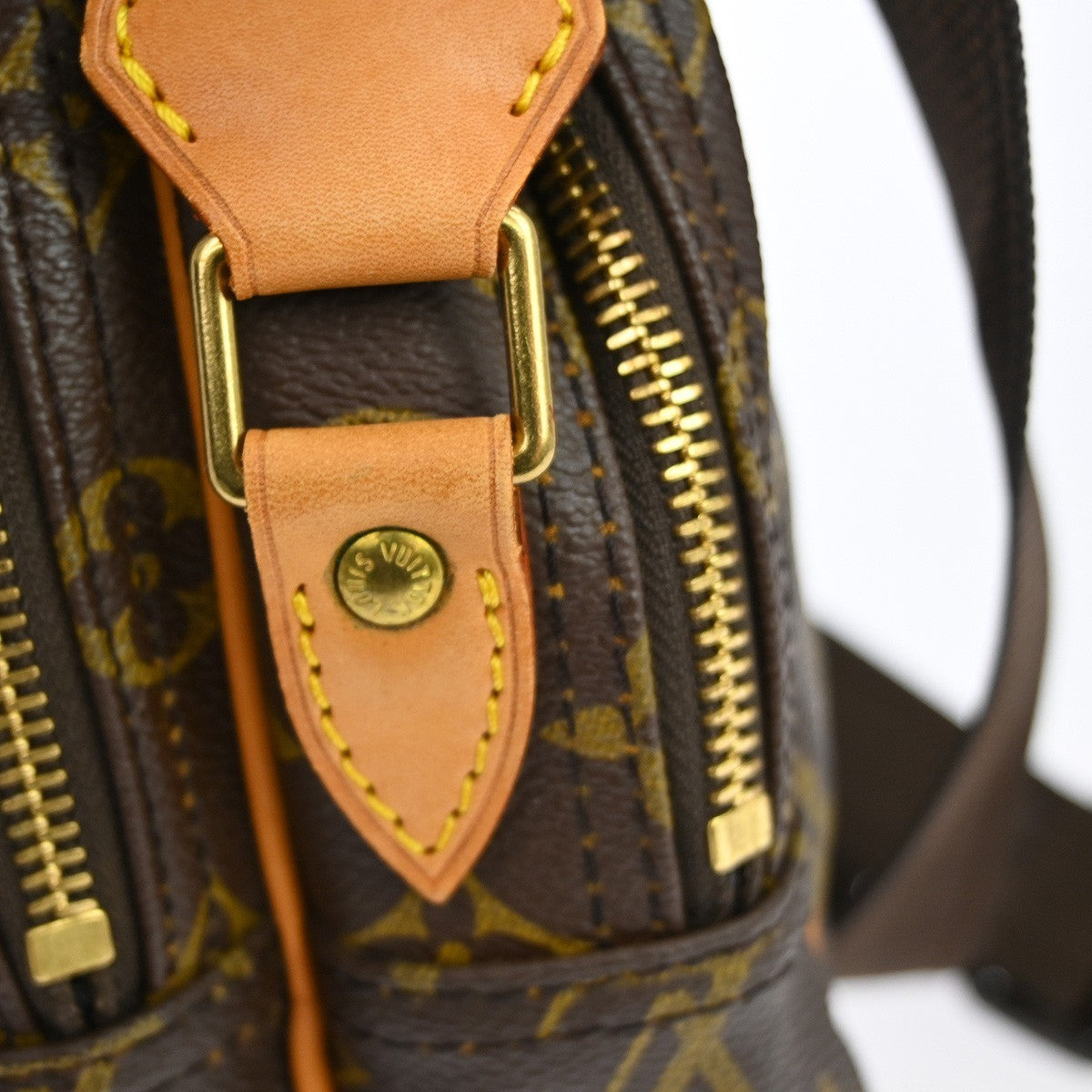 Louis Vuitton Reporter Monogram, Brown, Canvas, Shoulder Bag