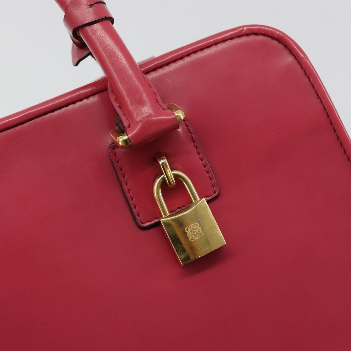 Loewe Amazona Patent, Pink, Patent Leather, Handbag
