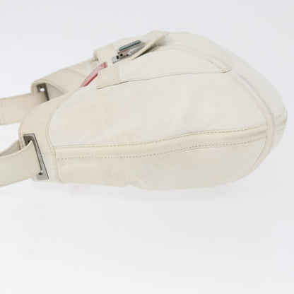 Loewe Anagram Leather, White, Leather, Shoulder Bag