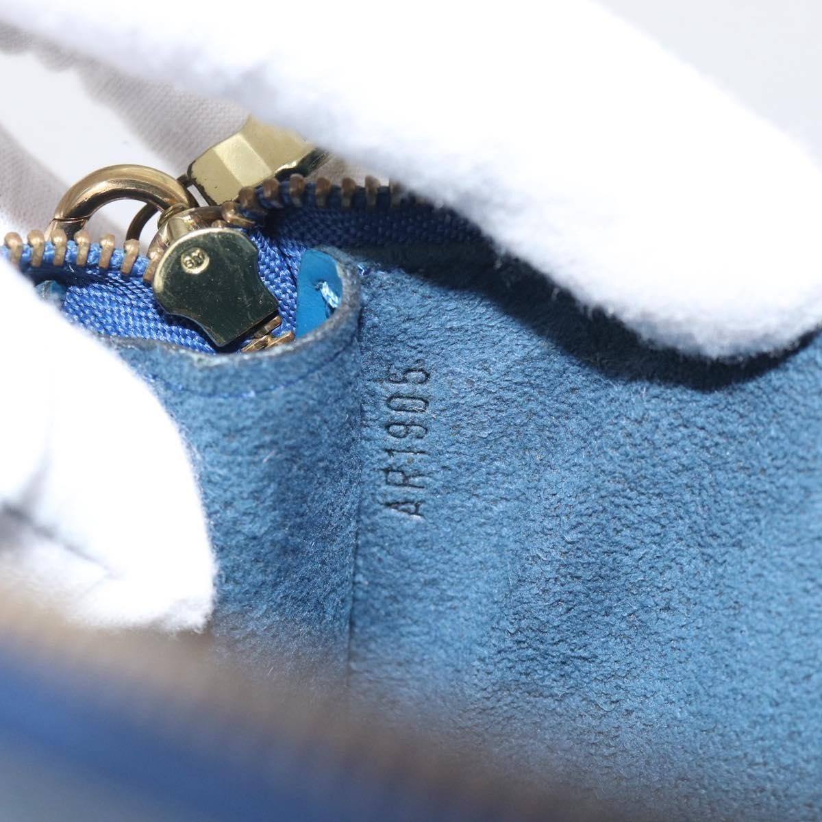 Louis Vuitton Pochette Accessoires Epi Leather, Blue, Leather, Clutch