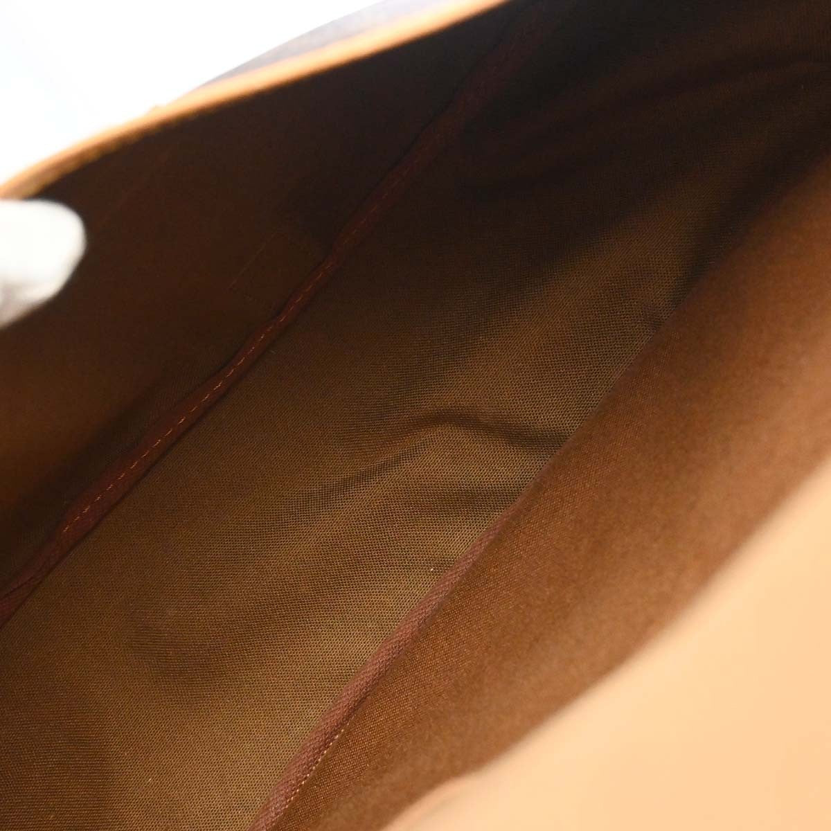 Louis Vuitton Saumur Monogram Canvas, Brown, Canvas, Shoulder Bag