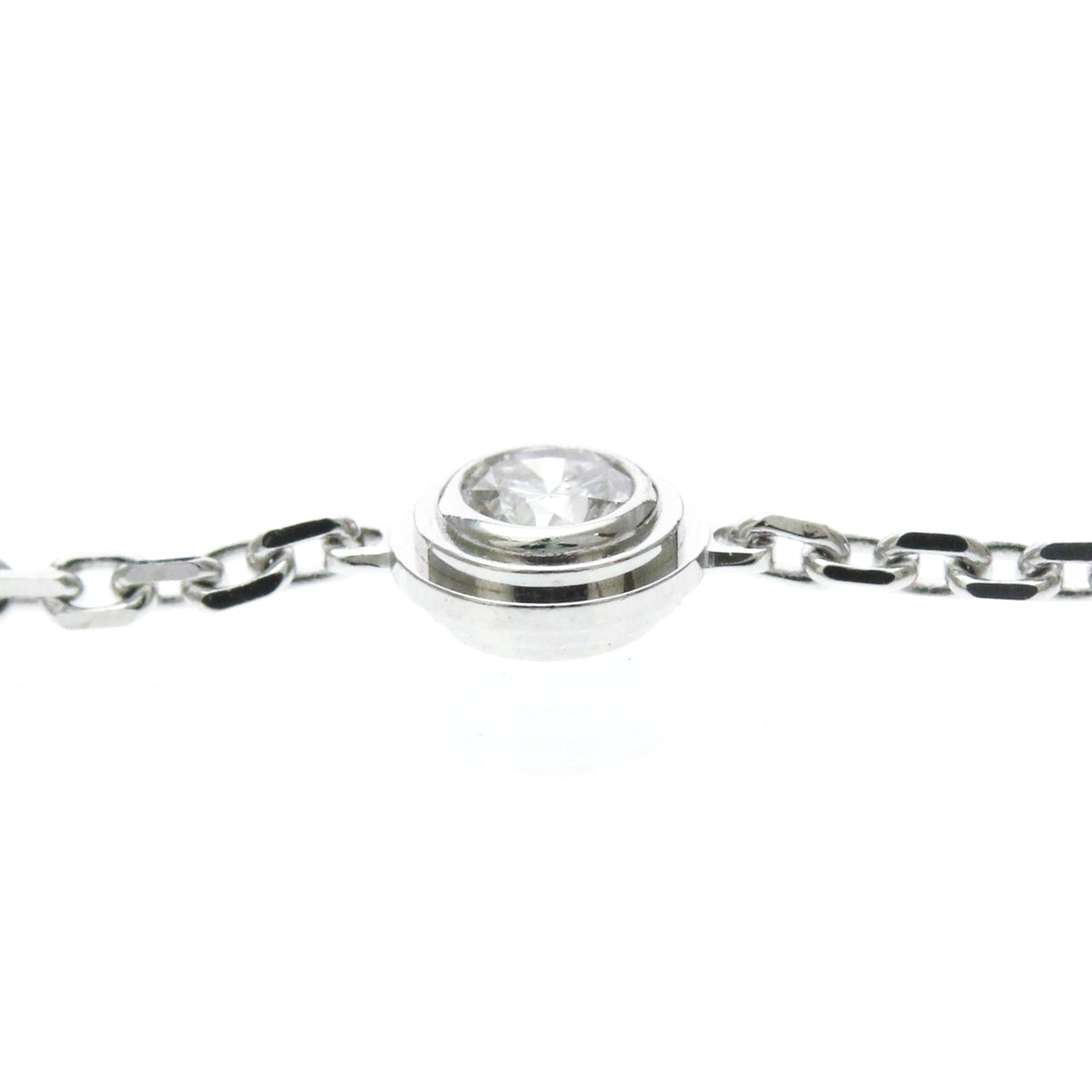 Cartier D'Amour 18K White Gold and Diamond, Silver, White Gold, Bracelet