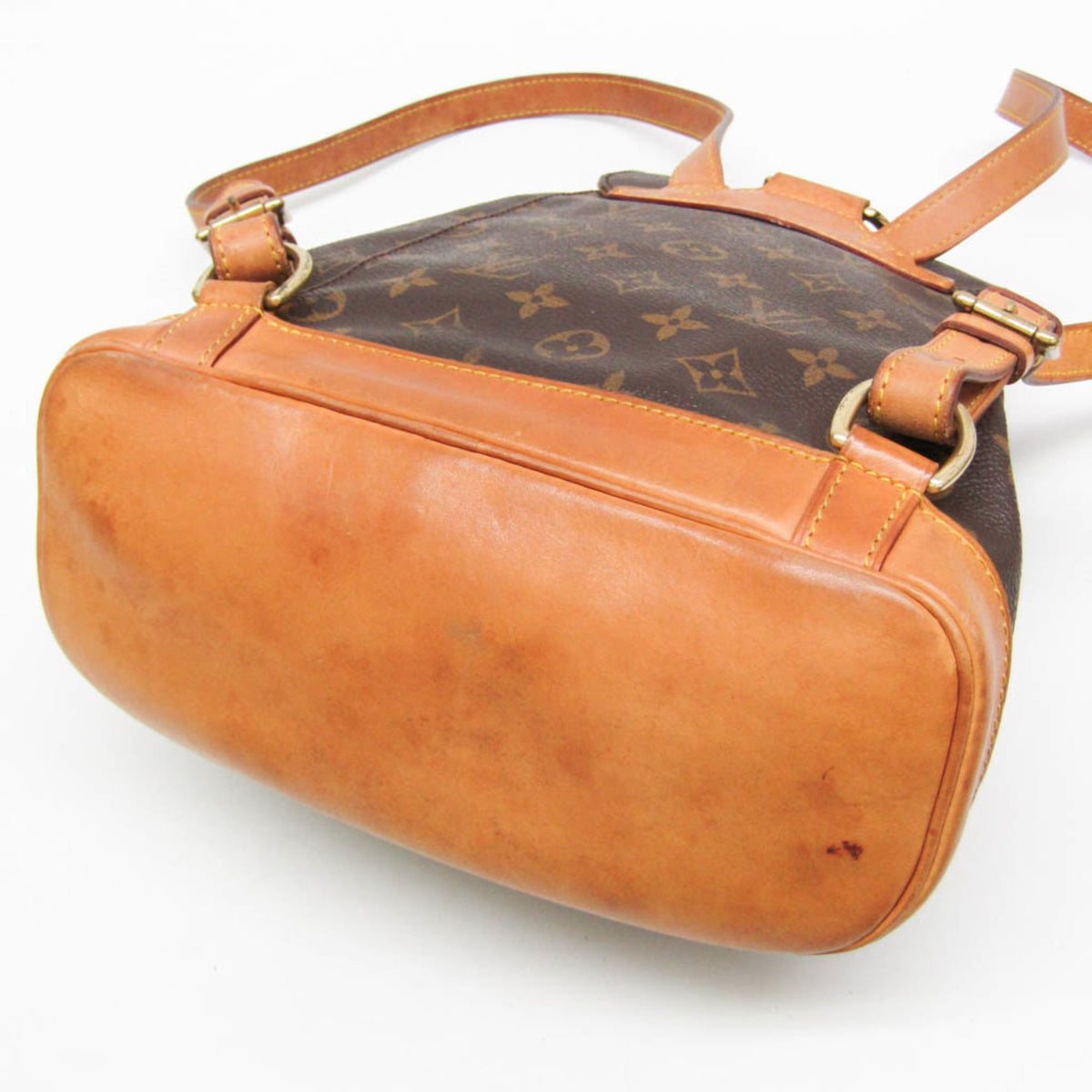 Louis Vuitton Vintage Montsouris Monogram Canvas, Brown, Canvas, Backpack