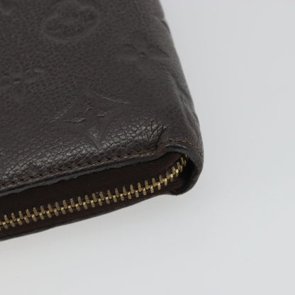 Louis Vuitton Zippy Organizer Monogram Empreinte Leather, Brown, Leather, Wallet