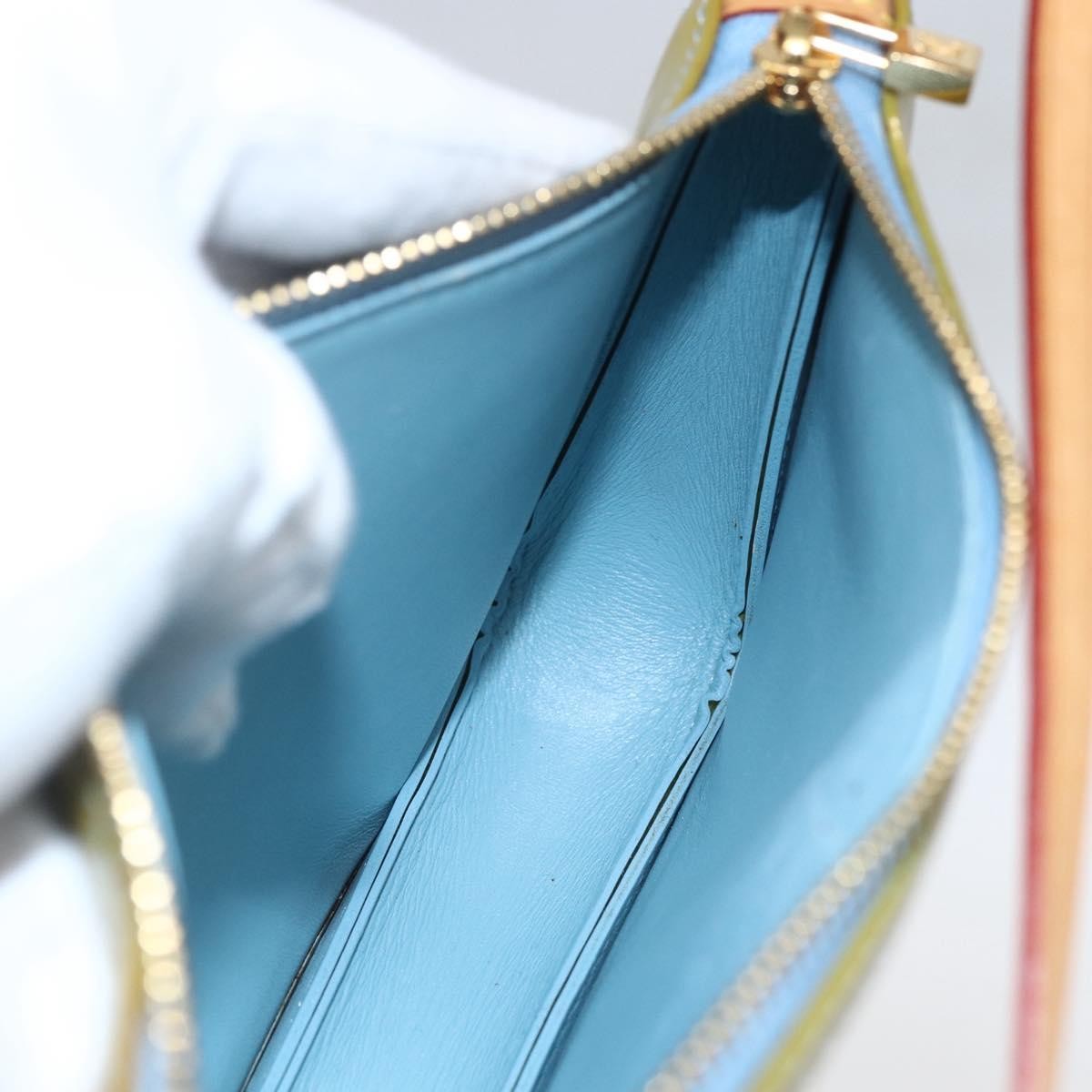 Louis Vuitton Lexington Pochette Monogram Vernis, Green, Patent Leather, Clutch