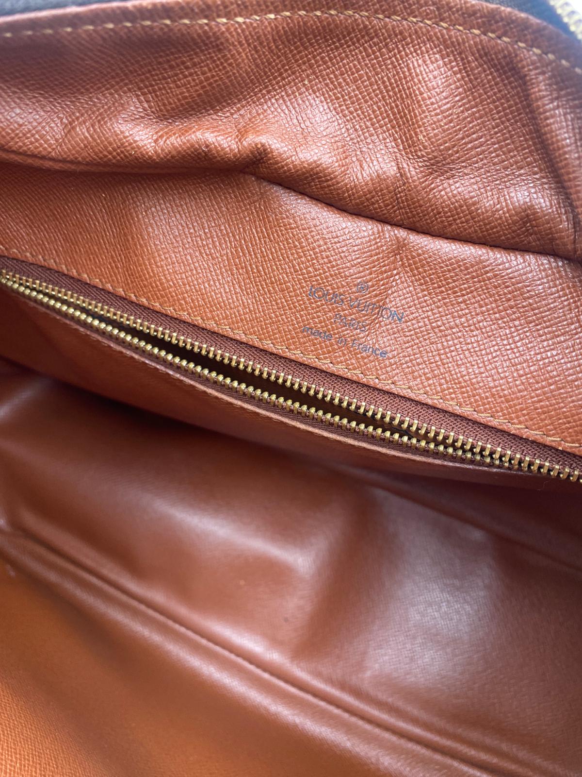 Louis Vuitton Boulogne, Brown, Leather, shoulder