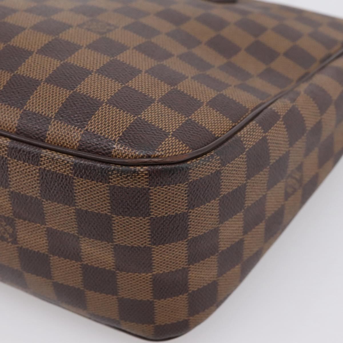 Louis Vuitton Parioli Damier Ebene, Brown, Canvas, Shoulder Bag