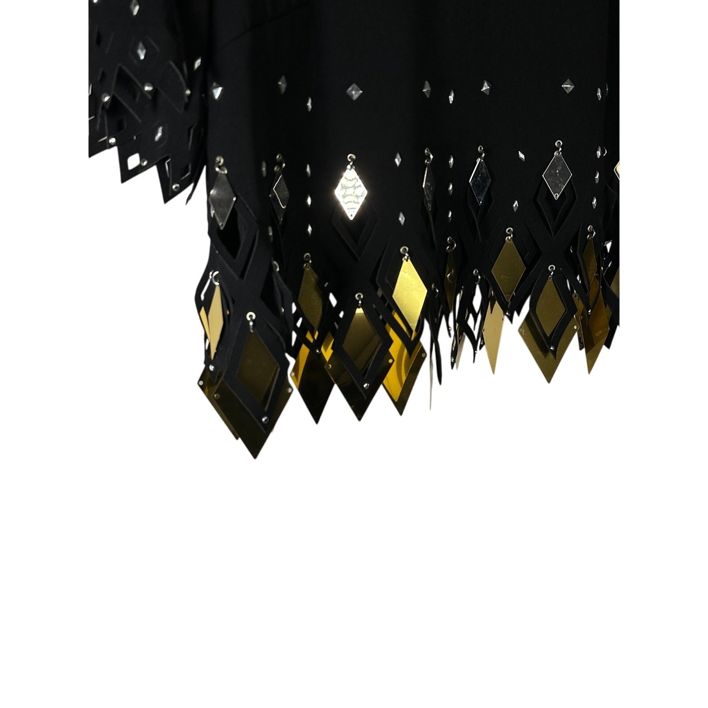 NEW PACO RABANNE Embellished Crop Top