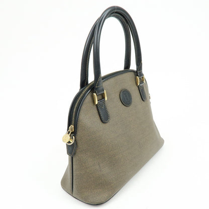 Fendi Vintage Dome Satchel Leather, Brown, Leather, Handbag