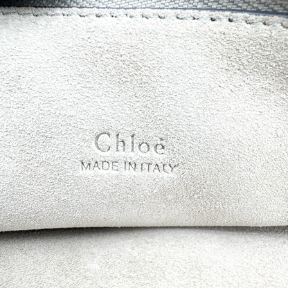 Chloe Faye Leather and Suede, Brown, Suede, Shoulder Bag