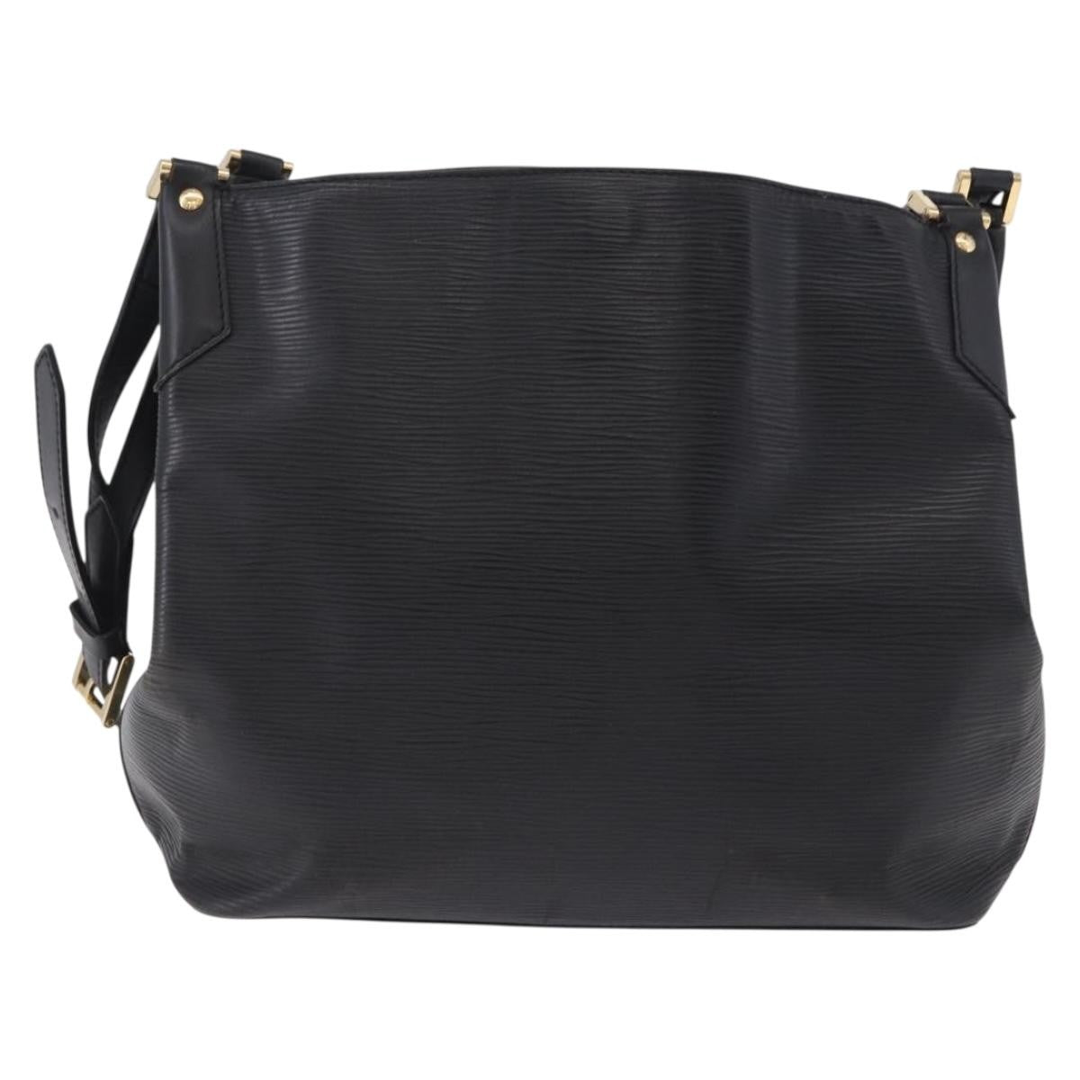 Louis Vuitton Mandara Epi, Black, Leather, Shoulder Bag