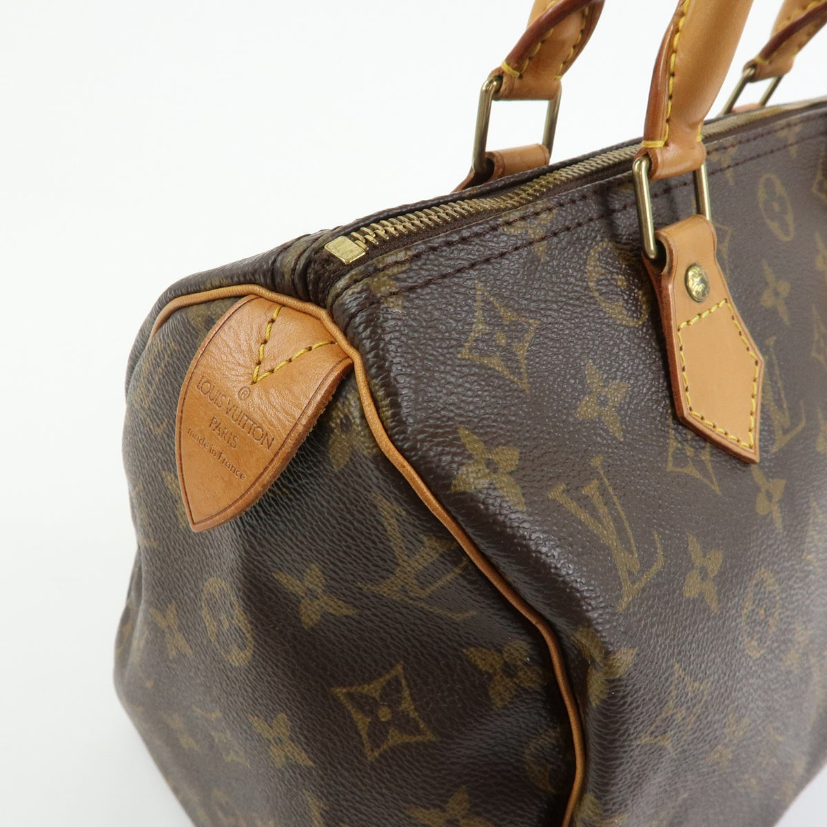 Louis Vuitton Speedy Monogram Canvas, Brown, Canvas, Handbag