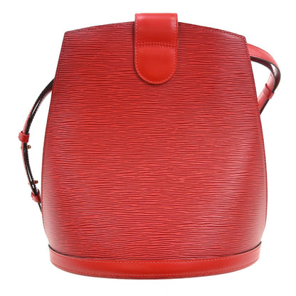 Louis Vuitton Cluny Epi Leather, Red, Leather, Shoulder Bag